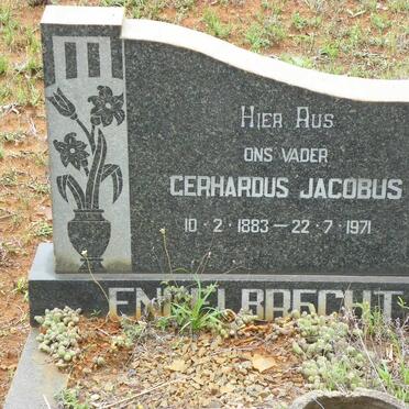 ENGELBRECHT Gerhardus Jacobus 1883-1971