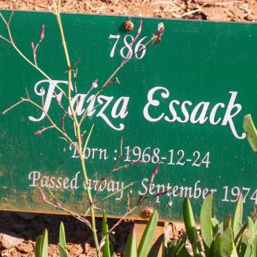 ESSACK Faiza 1968-1974