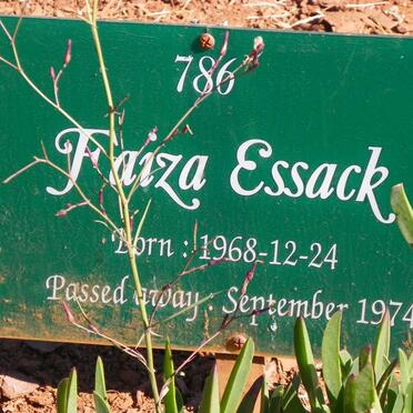 ESSACK Faiza 1968-1974