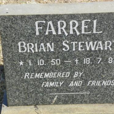 FARREL Brian Stewart 1950-1982