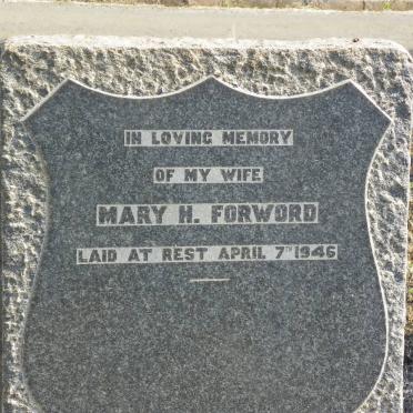 FORWORD Mary H. -1946