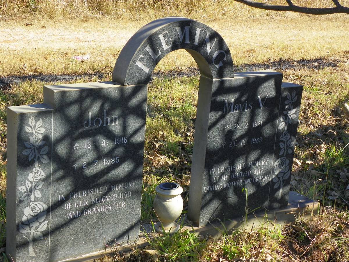 FLEMING John 1916-1985 & Mavis V. 1921-1983