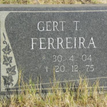 FERREIRA Gert T. 1904-1975