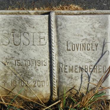 GENIS Susie 1913-2000