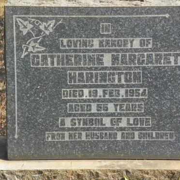 HARINGTON Catherine Margaret -1954