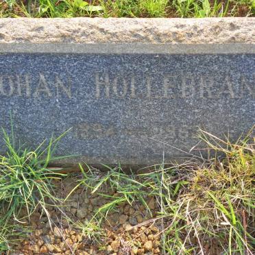 HOLLEBRANDS Johan 1894-1963
