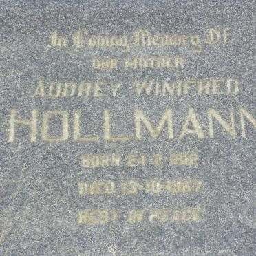 HOLLMANN Audrey Winifred 1912-1967