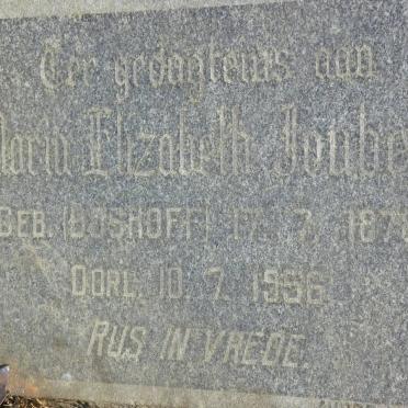 JOUBERT Maria Elizabeth nee BOSHOFF 1878-1956