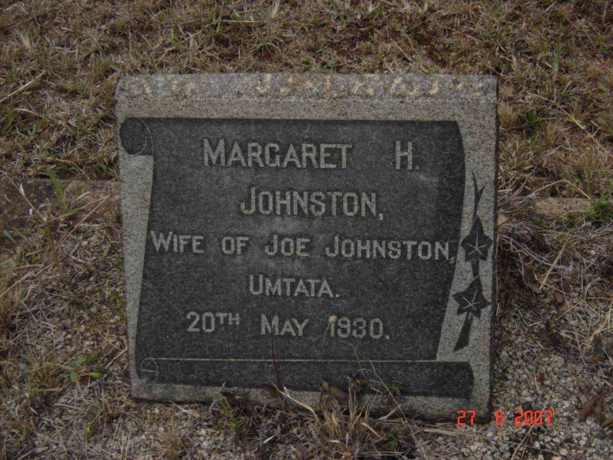 JOHNSTON Margaret H. -1930