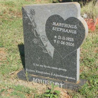 JOUBERT Marthinus Stephanus 1925-2006