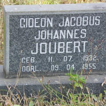 JOUBERT Gideon Jacobus Johannes 1932-1955