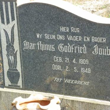 JOUBERT Marthinus Godfried 1909-1948