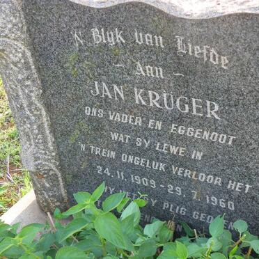 KRUGER Jan 1909-1960
