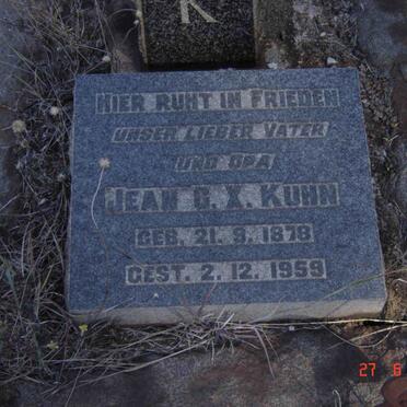 KUHN Jean G.X. 1878-1959