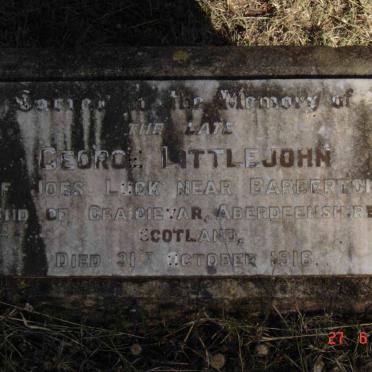 LITTLEJOHN George -1916
