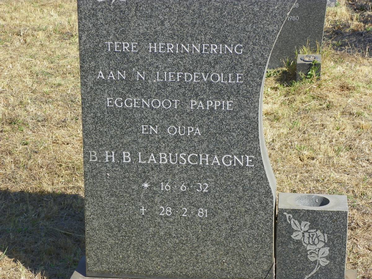 LABUSCHAGNE B.H.B. 1932-1981