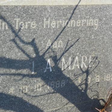 MARE I.A. 1888-1954