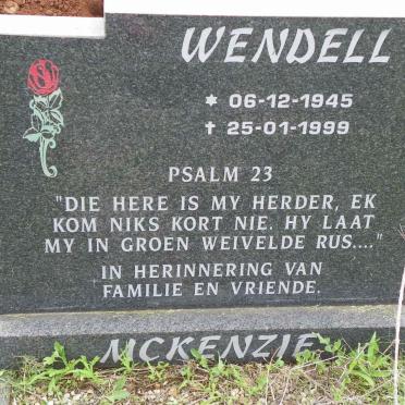 MCKENZIE Wendell 1945-1999