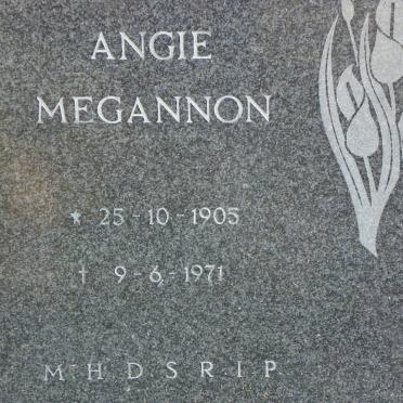 MEGANNON Angie 1905-1971
