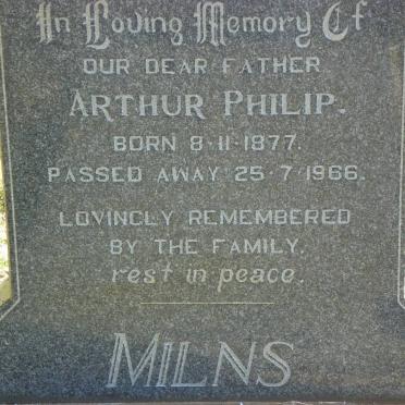 MILNS Arthur Philip 1877-1966