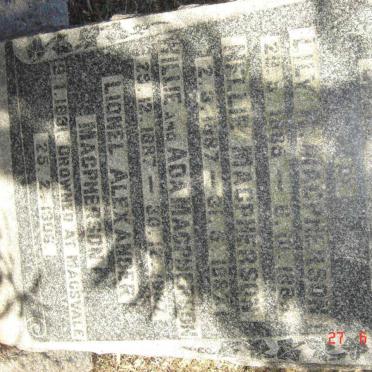 MACPHERSON family gravestone