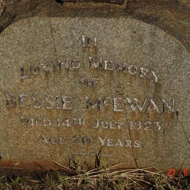 McEWAN Bessie -1923