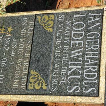 MAREE Jan Gerhardus Lodewikus 1962-2013