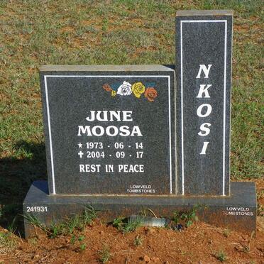 NKOSI June Moosa 1973-2004