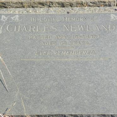 NEWLANDS Charles -1957