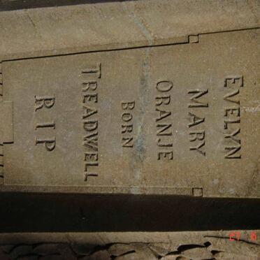 ORANJE Evelyn Mary nee TREADWELL 1874-1895  (c)