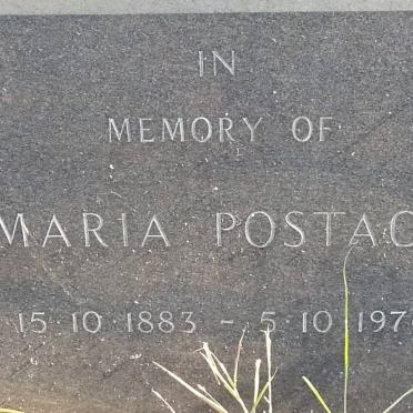 POSTAGE Maria 1883-1970