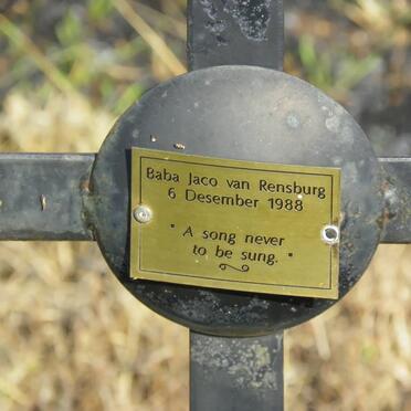 RENSBURG Jaco, van -1988