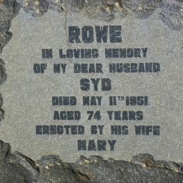 ROWE Syd -1951