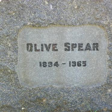 SPEAR Olive 1894-1965