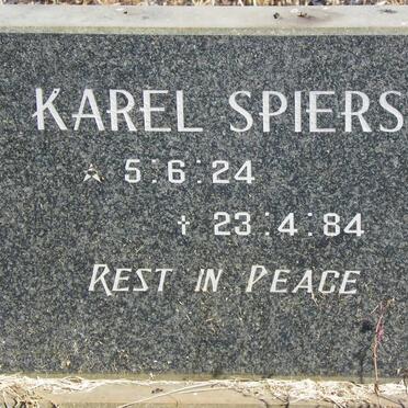 SPIERS Karel 1924-1984