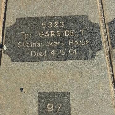 GARSIDE T. -1901