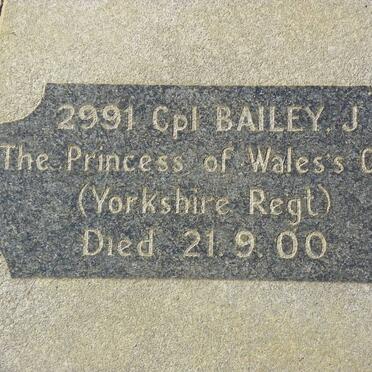 BAILEY J. -1900