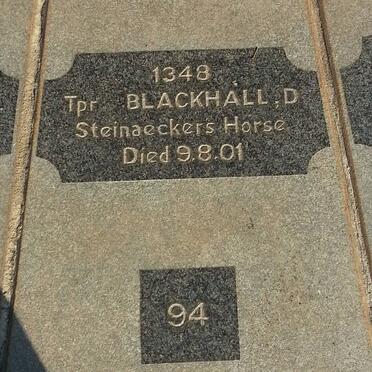 BLACKHALL D. -1901