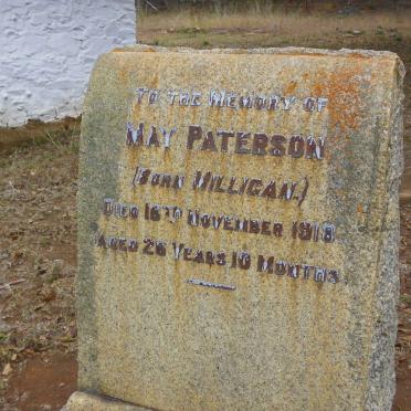 PATERSON May nee MILLIGAN -1918