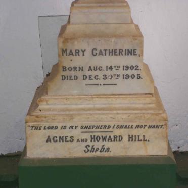 HILL Mary Catherine 1902-1905