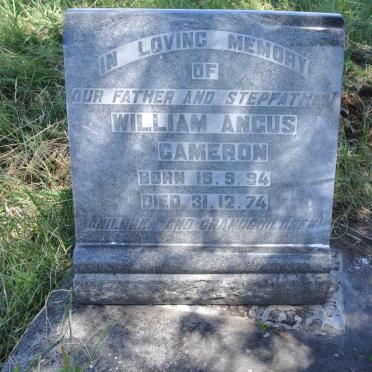 CAMERON William Angus 1894-1974