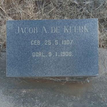 KLERK Jacob A., de 1907-1906 
