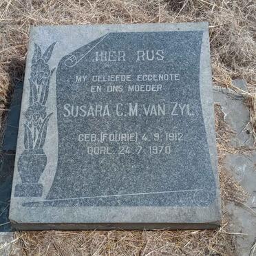 ZYL Susara C.M., van nee FOURIE 1912-1970