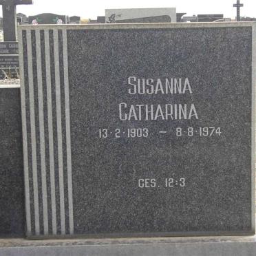 BOSHOFF Susanna Catharina 1903-1974