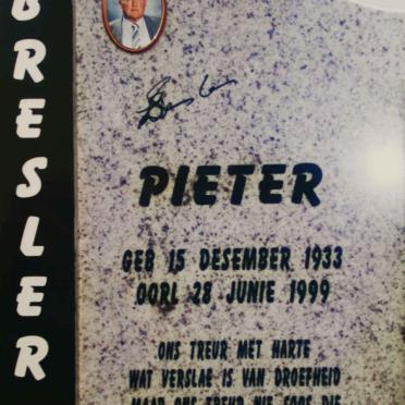 BRESLER Pieter 1933-1999