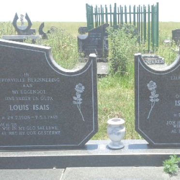 BOTHA Louis Isais 1908-1989 &amp; Isabella Maria Elizabeth 1913-2006