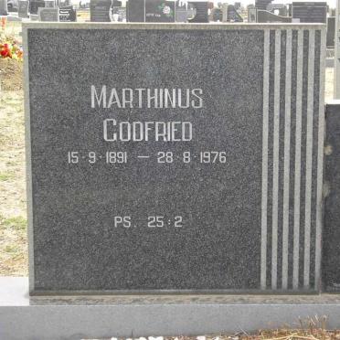 BOSHOFF Marthinus Godfried 1891-1976