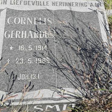 SMIT Cornelis Gerhardus 1914-1989