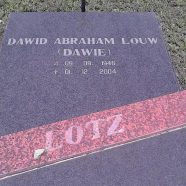 LOTZ Dawid Abraham Louw 1946-2004