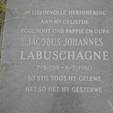 LABUSCHAGNE Jacobus Johannes 1918-1980